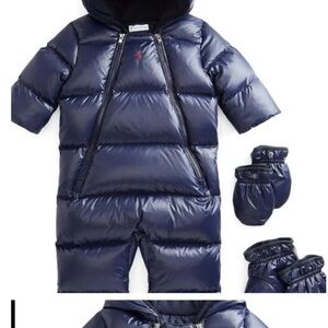 Ralph Lauren Infant Boys Bunting Suit NWT